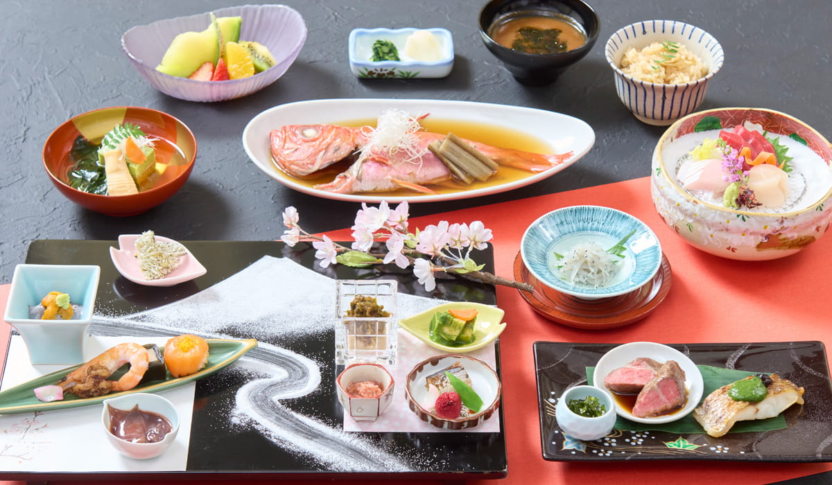 最上級和食コースプラン3月～5月